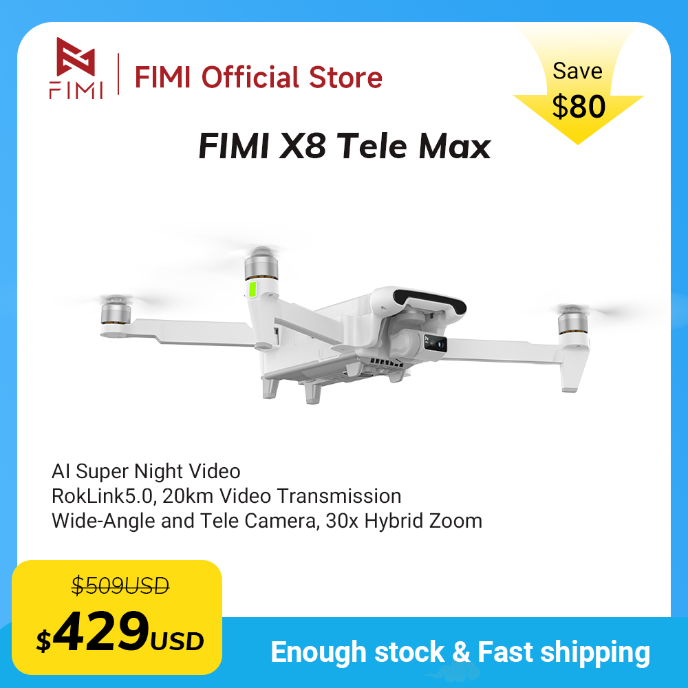 Drone Photogrammetry - طائرة بدون طيار FIMI X8 Tele