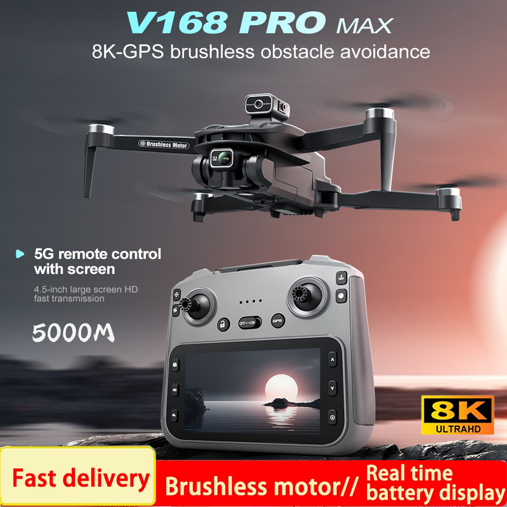 Drone Photogrammetry - 2025 V168 Pro MAX GPS Drone