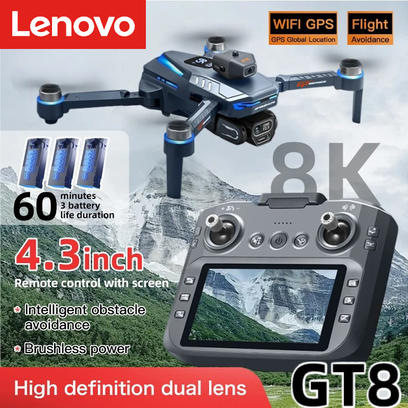 Drone Photogrammetry - طائرة لينوفو GT8 بدون طيار احترافية