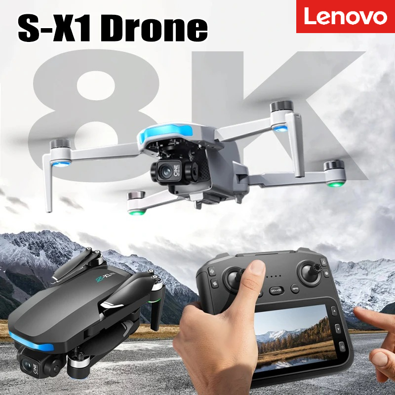 Drone Photogrammetry - طائرة لينوفو S-X1 بدون طيار 8K