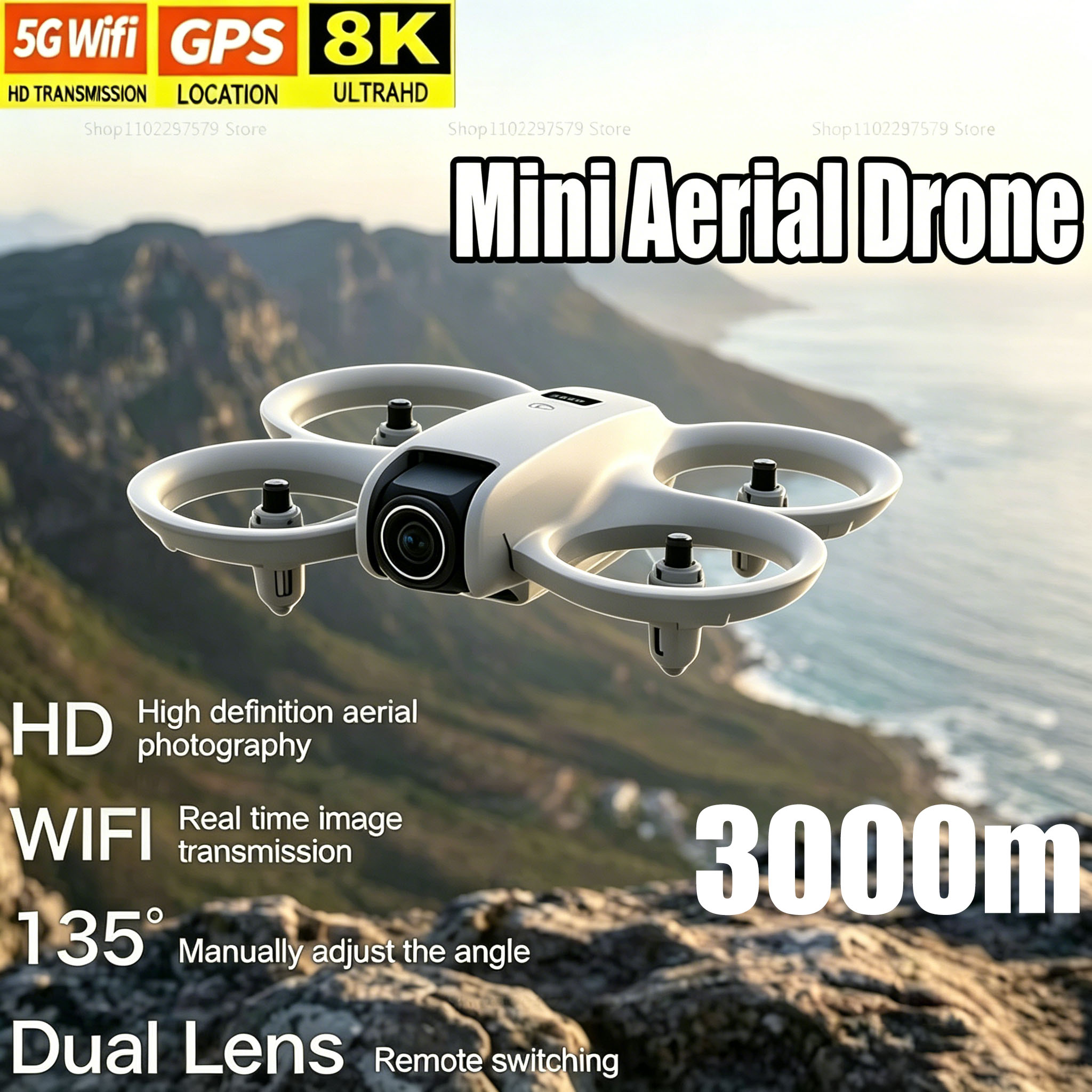 Drone Cinematic - طائرة بدون طيار صغيرة مع كاميرا