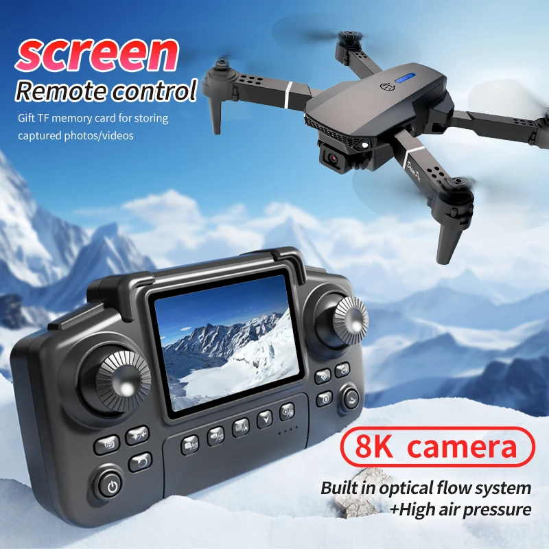 طائرة بدون طيار احترافية E88 P - مراجعة Drone Aerial Photography وسعره