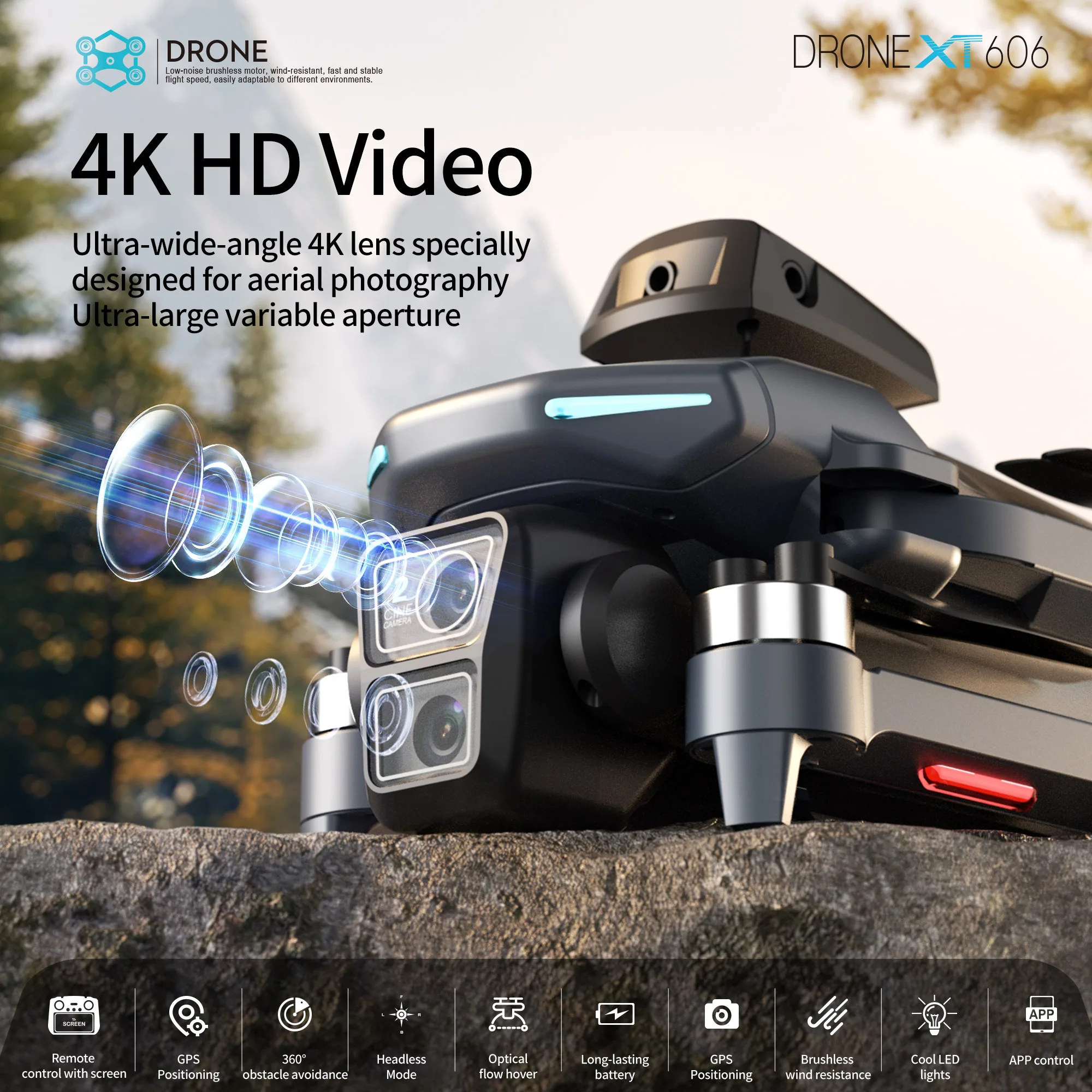 طائرة لينوفو XT606 MAX بدون طي - مراجعة Drone Photogrammetry وسعره