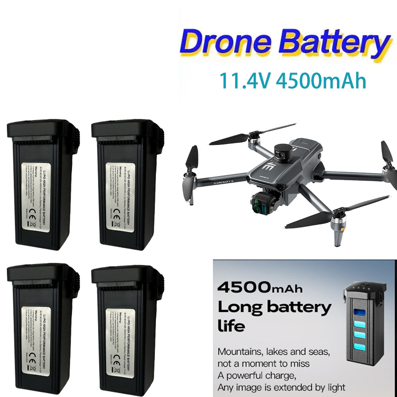 11.4 فولت 4500 مللي أمبير بطار - مراجعة Drone Mapping وسعره