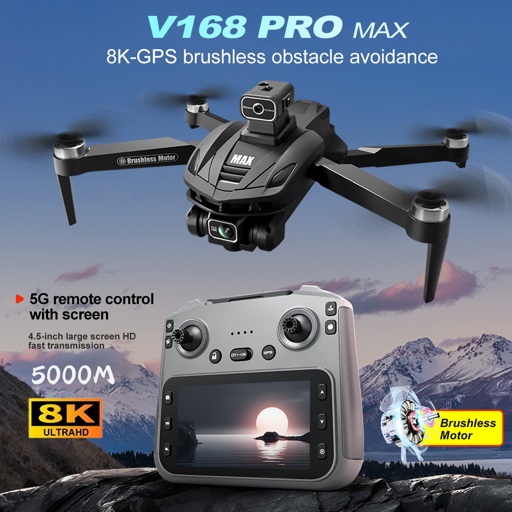 V168 PRO Max GPS Drone 8K Prof - مراجعة Drone Surveying وسعره