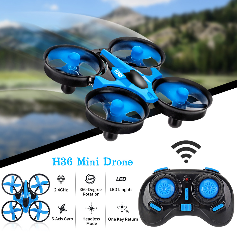 طائرة بدون طيار صغيرة JJRC H36 - مراجعة Drone Video Production وسعره